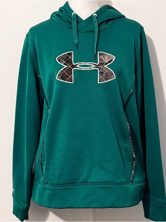 Under Armour Tops - Under Armour Women’s XL Storm Caliber ColdGear Camo Hoodie